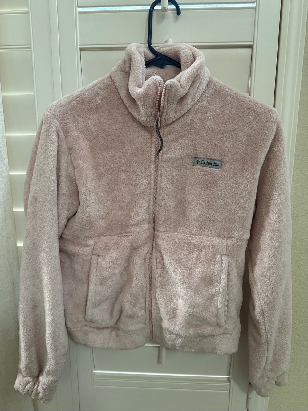 Columbia Women’s Plush Full-Zip Jacket in Blush Pink